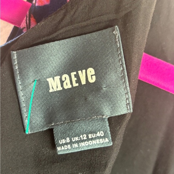 Anthropologie Maeve Elia Tropical Floral Open Shoulder Flutter Sleeve Dr… - Picture 9 of 11